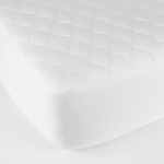 HealthGuard® Quilted  Mattress Pad, Fitted Skirt, TwinXL, 38X80X14 White